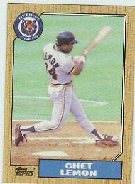 1987 Topps Baseball Cards      739     Chet Lemon
